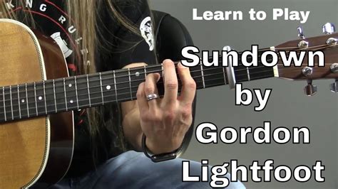 sundown guitar lesson